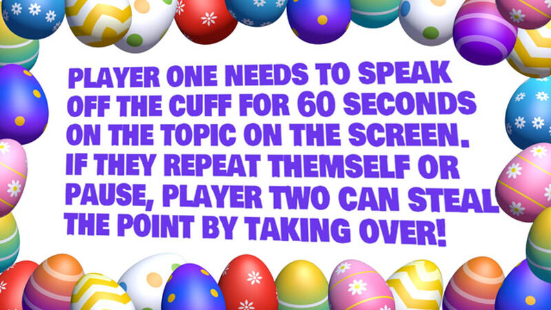 Off the Cuff Easter Bunny